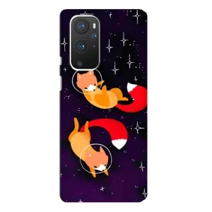 Чохли з картинкою Лисичка для OnePlus 9 Pro (VPrint) (Лисички космонавти)