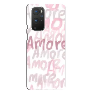 Чохол з розовим принтом для OnePlus 9 Pro (Аморе любов)