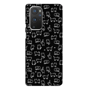 Чохол з принтом для OnePlus 9 Pro (AlphaPrint) Модні коти (Маленькі котики)