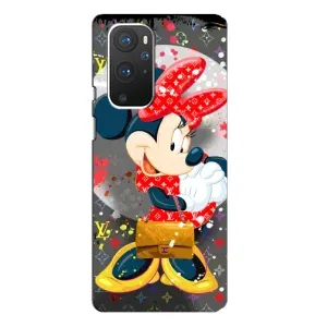 Чохол Disney Mouse OnePlus 9 Pro (PREMIUMPrint) (Minni з бантіком)