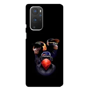 Чохол з Мавпами OnePlus 9 Pro - (AlphaPrint) (Три мавпи)