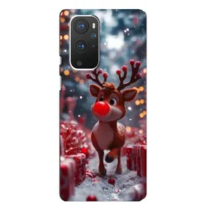 Яскравий чохол для OnePlus 9 Pro з Зимові Оленята (Олень серед подарунків)