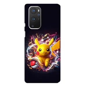 Чохол з Пікачу на OnePlus 9 Pro (Пікачу з м'ячем)