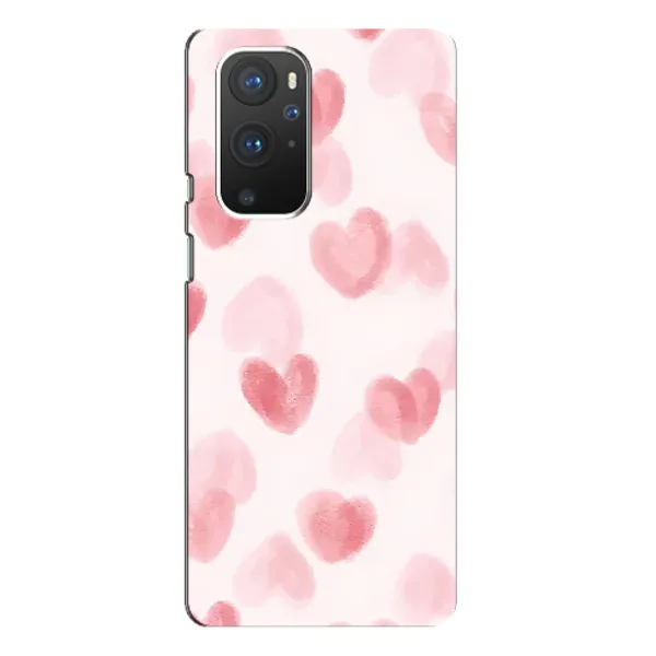 Чохол з принтом «Рожеві сердечки» для OnePlus 9 Pro