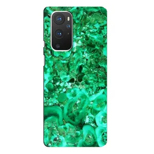 Мраморний чехол на OnePlus 9 Pro (VPrint) (Салатовий Мрамор)
