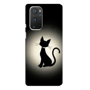 Чохол з принтом для OnePlus 9 Pro (AlphaPrint) Модні коти (Силует котика)