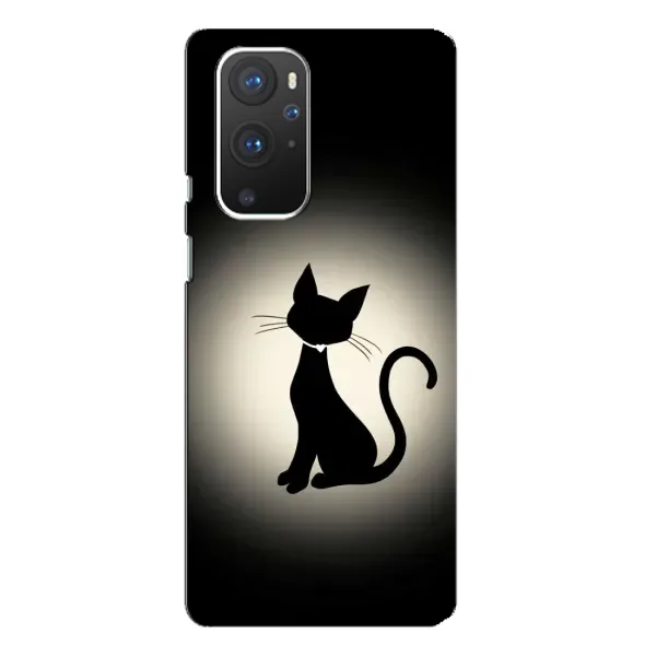 Чехол с принтом «Силуэт котика» для OnePlus 9 Pro