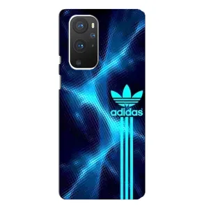 Чохли Адидас для OnePlus 9 Pro (AlphaPrint) (Синій Адідас)
