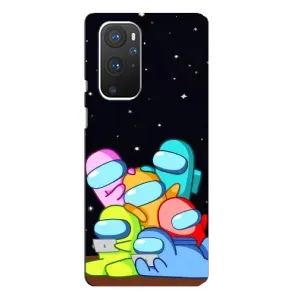 Чохли Амонг Ас для OnePlus 9 Pro (AlphaPrint) (Скіни в космосі)