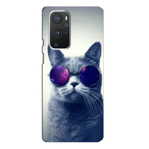 Чохол з принтом для OnePlus 9 Pro (AlphaPrint) Модні коти (Стильний кіт)