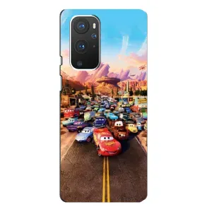 Силіконовий чохол Маквін для OnePlus 9 Pro (Тачки на трасі)
