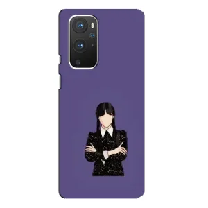 Чохли Венсдей на OnePlus 9 Pro Уенсдей (AlphaPrint) (Венздей у чорному)