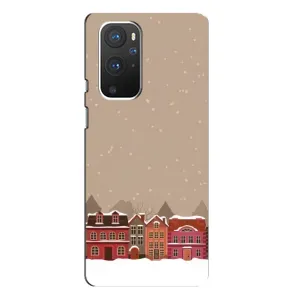 Новорічні, Святкові Чохли для OnePlus 9 Pro - 2024 год (Зимове місто)