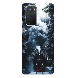 Новорічні, Святкові Чохли для OnePlus 9 Pro - 2024 год (Зимовий потяг)