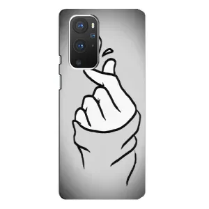Чохол з принтом для OnePlus 9 Pro (AlphaPrint - Знак сердечка) (Значок Love)