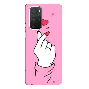 Чохол з принтом для OnePlus 9 Pro (AlphaPrint - Знак сердечка) (Знак Love)