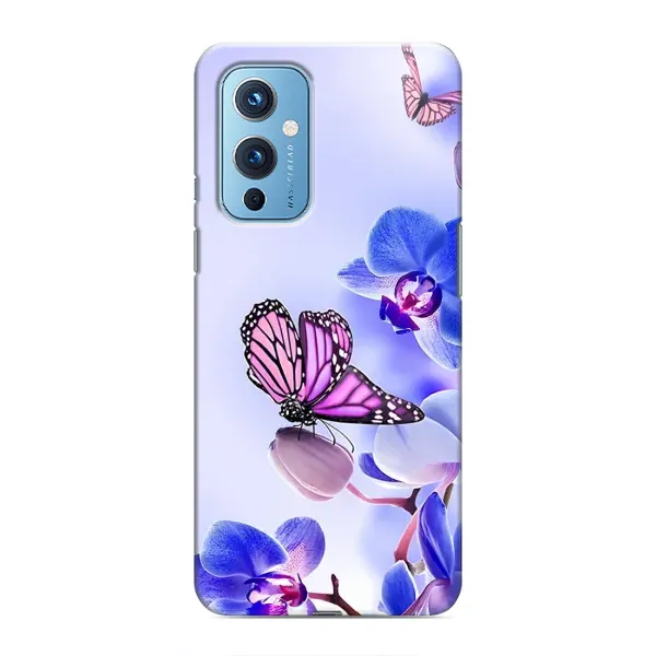 Чехол с принтом «Бабочка на цветочке» для OnePlus 9