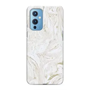 Мраморний чехол на OnePlus 9 (VPrint) (Білий мрамор)