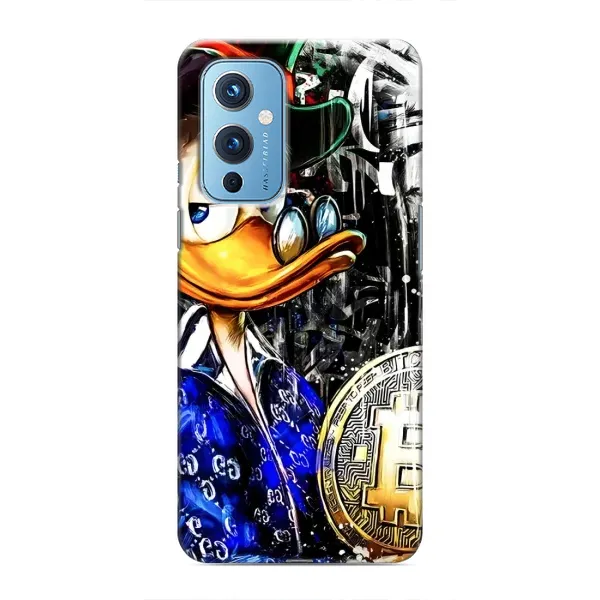 Чехол с принтом «Биткойн Скрудж» для OnePlus 9