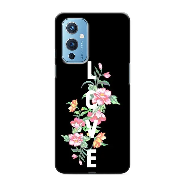 Чехол с принтом «Цветы LOVE» для OnePlus 9 Чехол с принтом «Цветы LOVE» для OnePlus 9