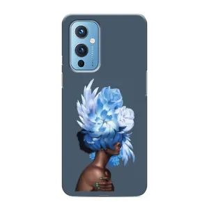 Чехлы (ART) Цветы на OnePlus 9 (VPrint) (Квіти на голові)