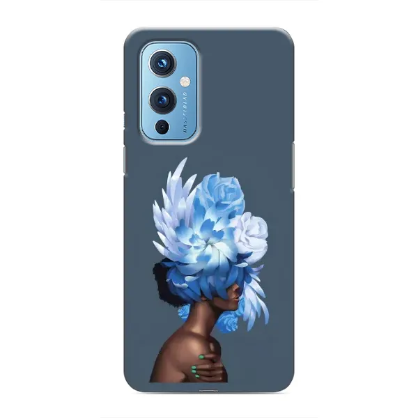 Чехол с принтом «Цветы на голове» для OnePlus 9