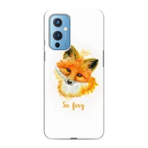 Чохли з картинкою Лисичка для OnePlus 9 (VPrint) (Дівчинка Лиса)