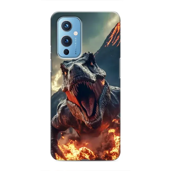 Чехол с принтом «Огненный динозавр» для OnePlus 9 Чехол с принтом «Огненный динозавр» для OnePlus 9