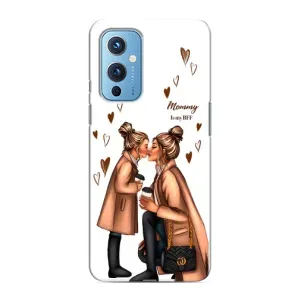 Чохол з друком для OnePlus 9 - (Мама з дитинкою) (AlphaPrint) (Донька і мама)