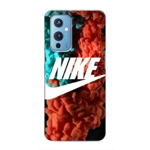 Чохол для OnePlus 9 - з принтом Найк (AlphaPrint) (Димчастий найк)