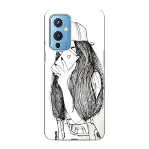 Чохол з друком для OnePlus 9 - (Мода) (AlphaPrint) (Фото дівчини)