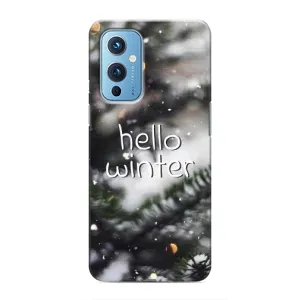 Новогодние, Праздничные Чехлы для OnePlus 9 - 2024 год (Hello winter)
