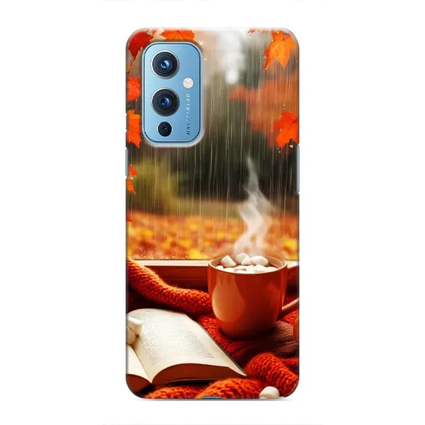 Чехол с принтом «Кофе и дождь» для OnePlus 9