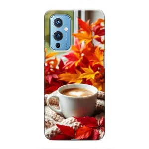 Чехол с уникальным дизайном «Осень с кофе» для OnePlus 9