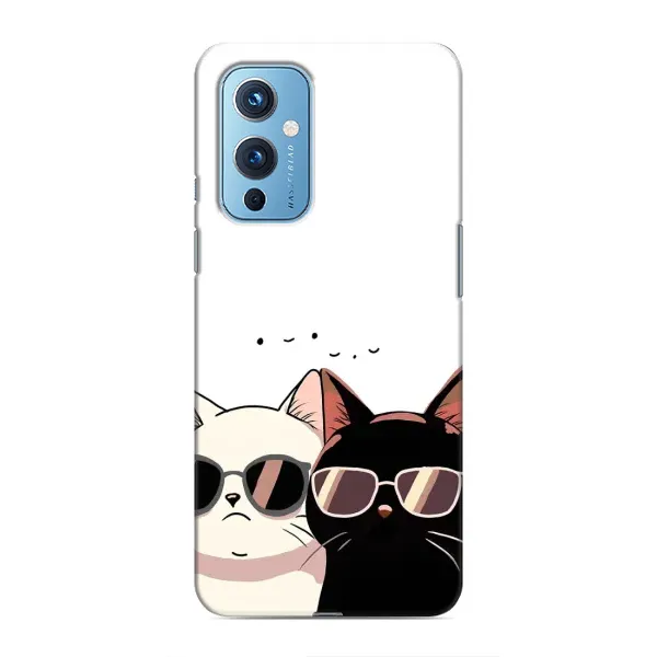 Чехол с принтом «Коты в очках» для OnePlus 9