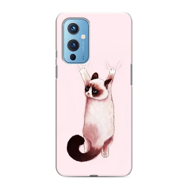 Чехол с принтом «Котик падает» для OnePlus 9 Чехол с принтом «Котик падает» для OnePlus 9