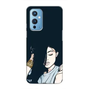 Чохол з друком для OnePlus 9 - (Мода) (AlphaPrint) (Гарна дівчина)