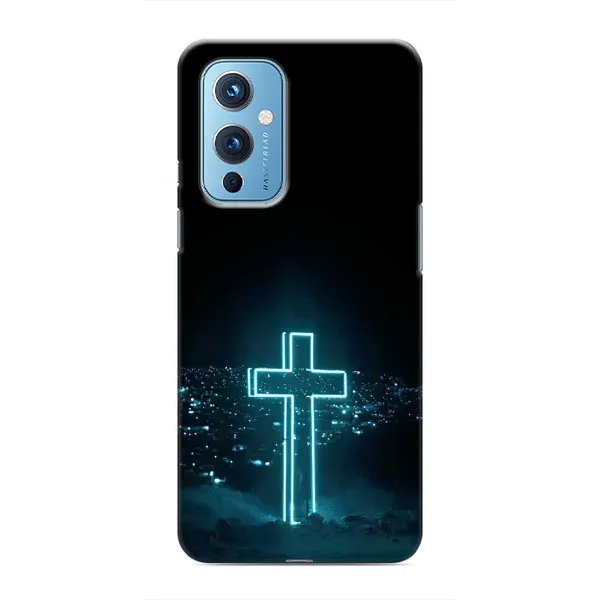 Чехол с принтом «Крест и город» для OnePlus 9 Чехол с принтом «Крест и город» для OnePlus 9