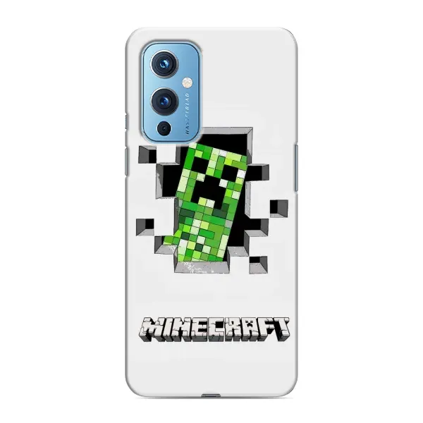 Чехол с принтом «крипер Майнкрафт» для OnePlus 9 Чехол с принтом «крипер Майнкрафт» для OnePlus 9