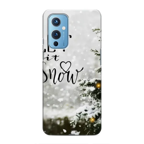Чехол с принтом «Let it snow» для OnePlus 9