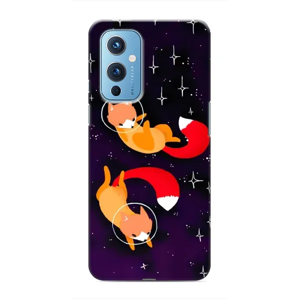 Чехол с принтом «Лисички космонавты» для OnePlus 9 Чехол с принтом «Лисички космонавты» для OnePlus 9