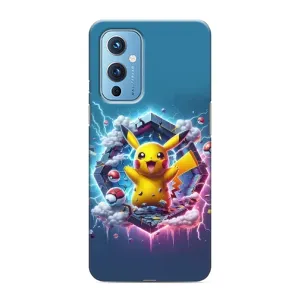 Чехол с Пикачу на OnePlus 9 (Лого Пикачу)