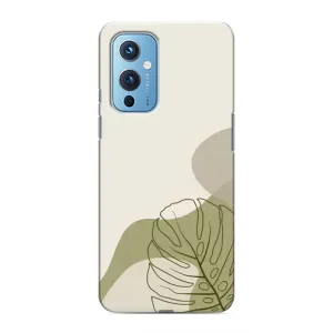Чехол с принтом «Зеленая монстера дизайн» для OnePlus 9