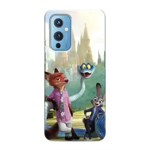Чехол Зоотрополіс на OnePlus 9 (Герои мультфильма Зверополис)