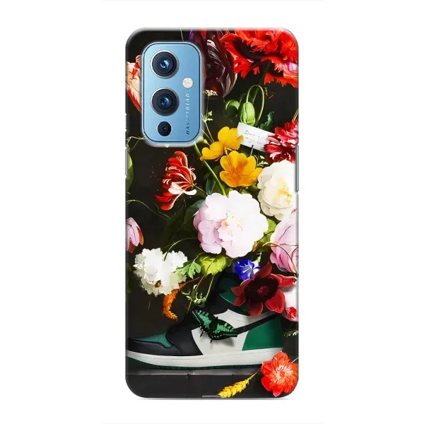 Чехол с принтом «Nike цветы» для OnePlus 9