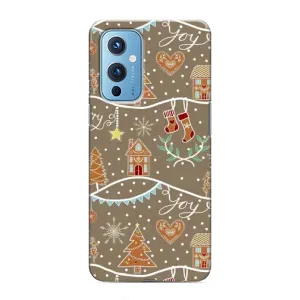 Новогодние, Праздничные Чехлы для OnePlus 9 - 2024 год (Новогодние пряники)