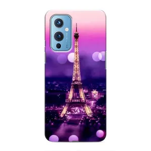 Чохол Ейфелева Вежа OnePlus 9 - (AlphaPrint) (Париж Башня)