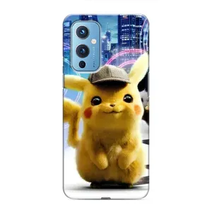 Чехол с Пикачу на OnePlus 9 (Пикачу в городе)