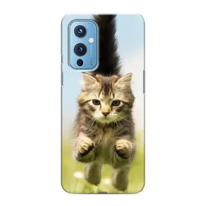 Чохли з Котиками для OnePlus 9 (VPrint) (Прижок кота)