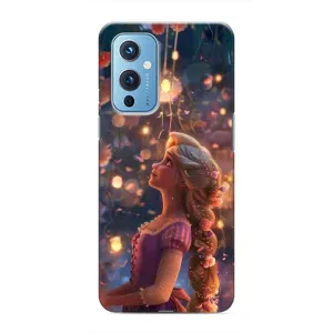 Чехол Рапунцель для OnePlus 9 (Рапунцель фонарики)